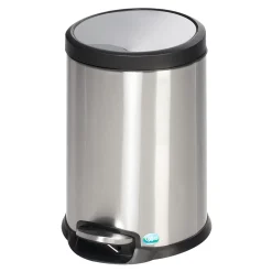VAR Tretmülleimer 20 Liter Edelstahl