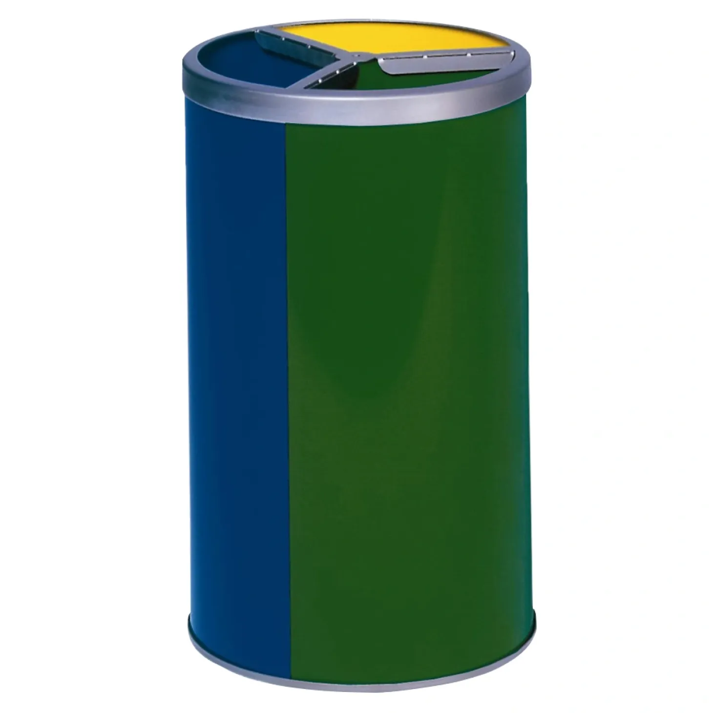 VAR Wertstoffstation 3-fach, ohne Dach, 3 x 30 Liter