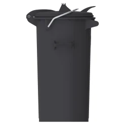 Vepa Bins Abfallbehälter 50 Liter aus Kunststoff mit Klappdeckel
