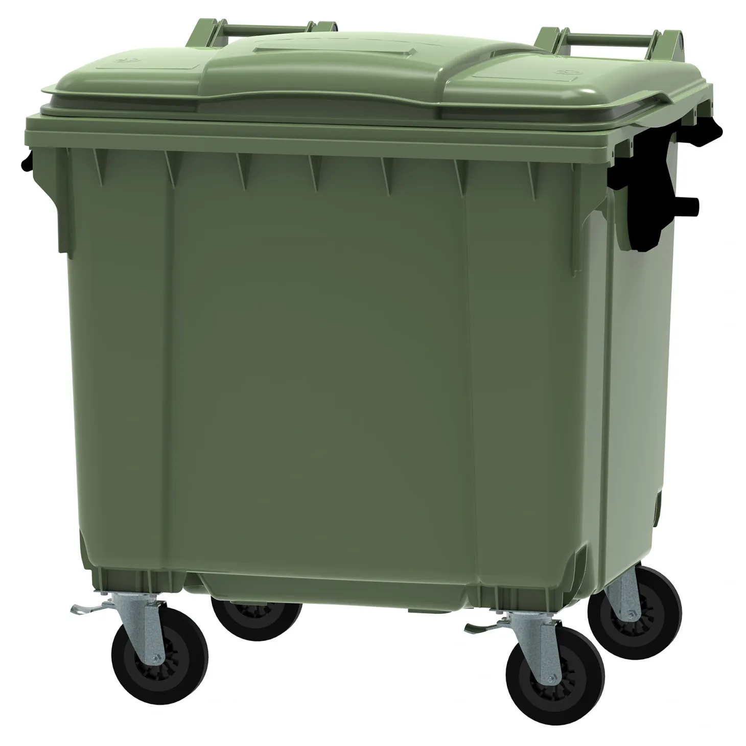 Vepa Bins Großraummüllcontainer 1100 Liter mit Flachdeckel
