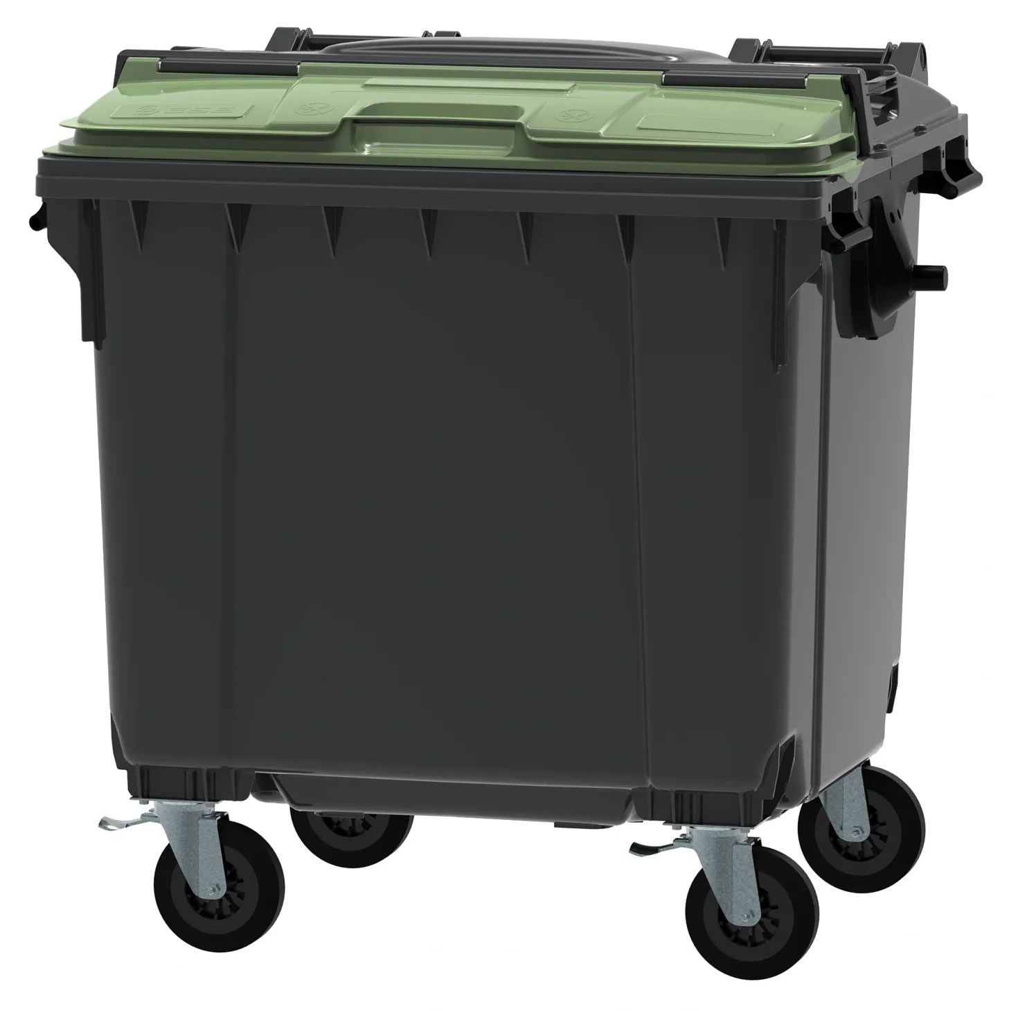 Vepa Bins Großraummüllcontainer 1100 Liter mit "Split Lid"
