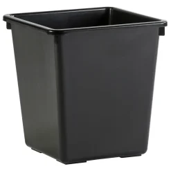 V-Part Viereckiger Papierkorb Kunststoff 27 Liter offen