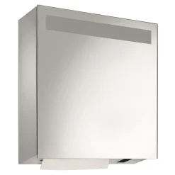 Wagner EWAR WP 600e Spiegelschrank mit Handtuchspender und Sensor-Seifenspender