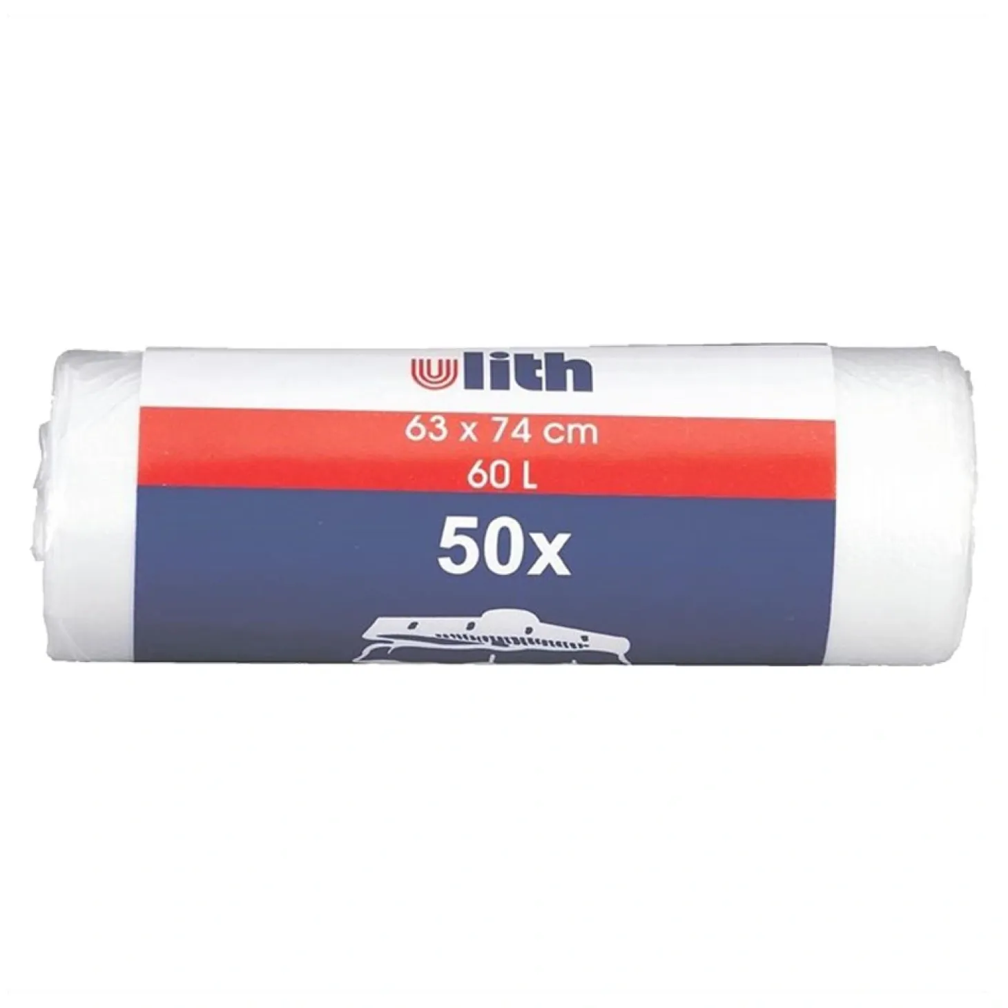 WBV Ulith Müllbeutel 60 Liter, transparent, 6 my