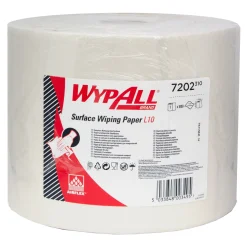 WypAll 7202 Papierwischtücher für Oberflächen Jumbo Großrolle L10 1-lagig, 23,5 cm breit, 1000 Tücher