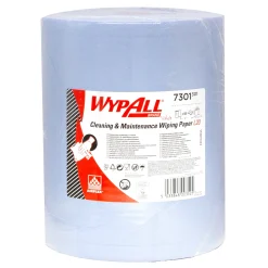 WypAll 7301 Reinigungs- & Wartungs-Wischtücher Großrolle extra breit L20 blau 2-lagig, 32,5 cm breit, 500 Tücher